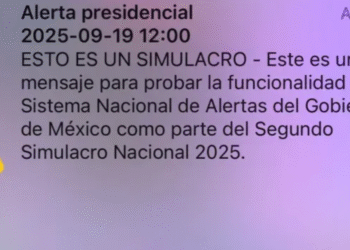 Simulacro Nacional 2025: Este fue el mensaje de alerta que sonó en celulares el 19 de septiembre