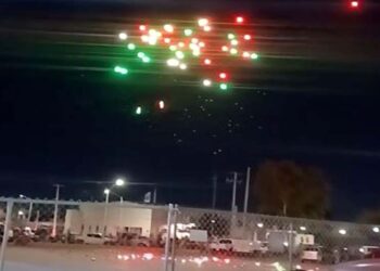 Falla espectáculo de drones en Piedras Negras, Coahuila