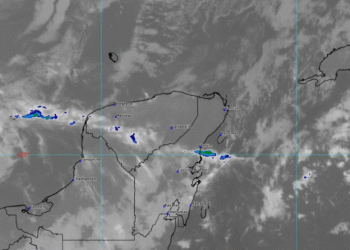 Prevén lluvias y chubascos este miércoles en la Península de Yucatán