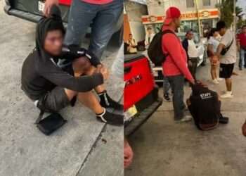 Vecinos retienen a presunto ladrón en Playa del Carmen hoy