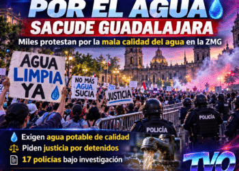 Segunda megamarcha en Guadalajara exige agua limpia tras protestas